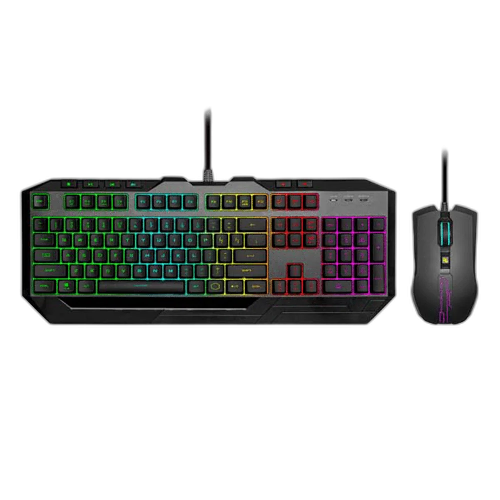 Cooler Master Devastator 3 RGB Keyboard and Mouse Combo, Black