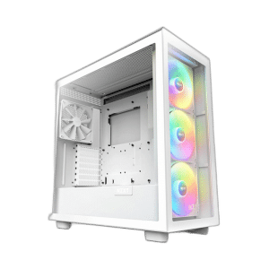NZXT H7 Elite Premium ATX Mid Tower Case - White with 4 RGB Fans