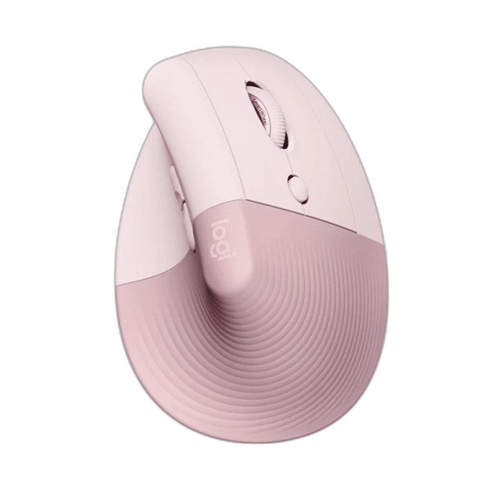 Logitech Lift Vertical Ergonomic Wireless Mouse - Rose