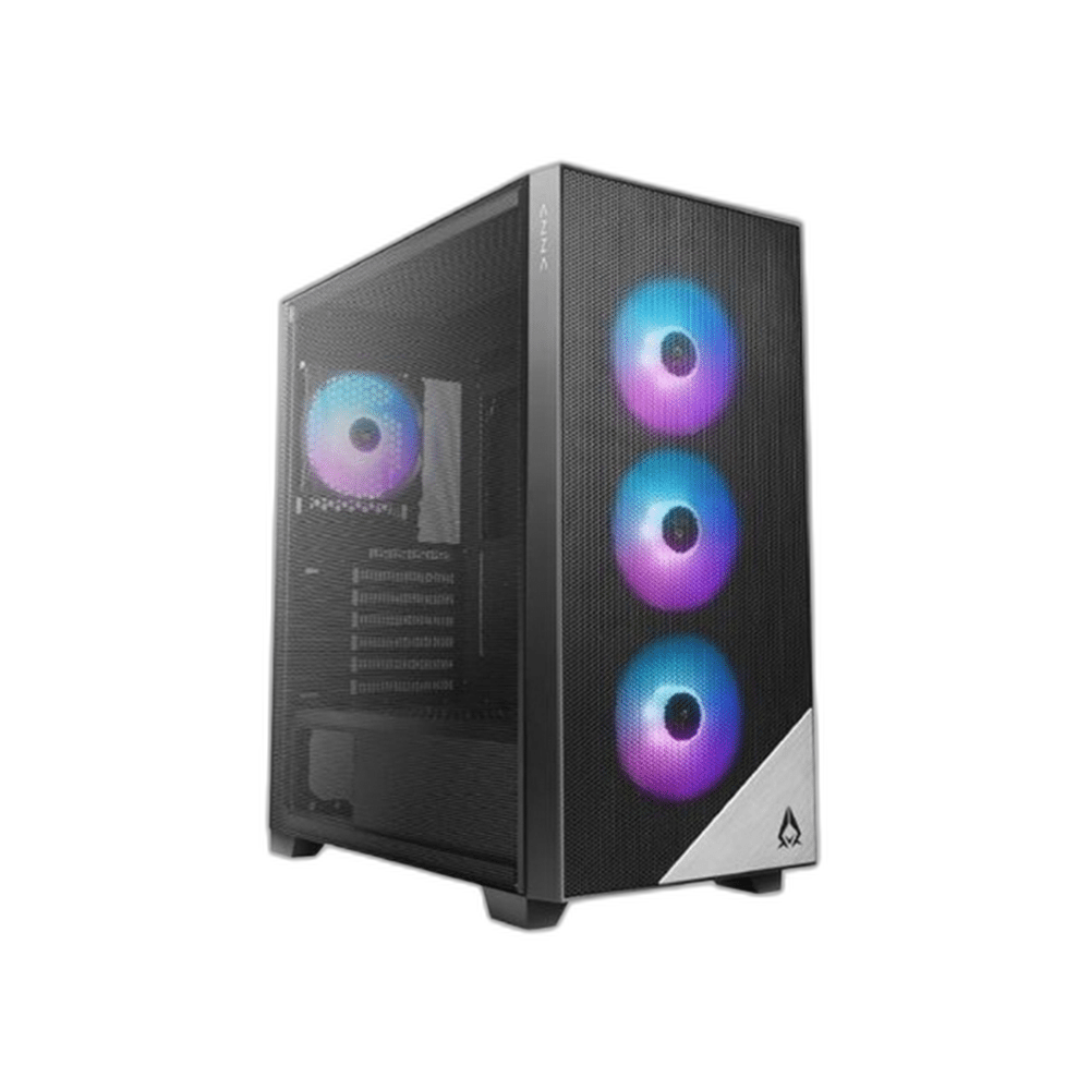 Azza Prime ATX Mid-Tower Mesh Case With 3 ARGB & PWM Fans