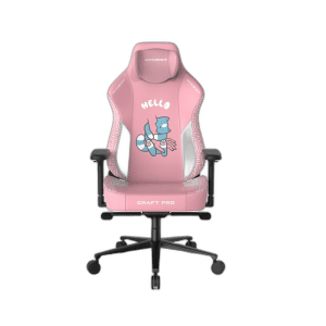 DXRacer Craft Pro Hello Cat Ergonomic Gaming Chair - Pink