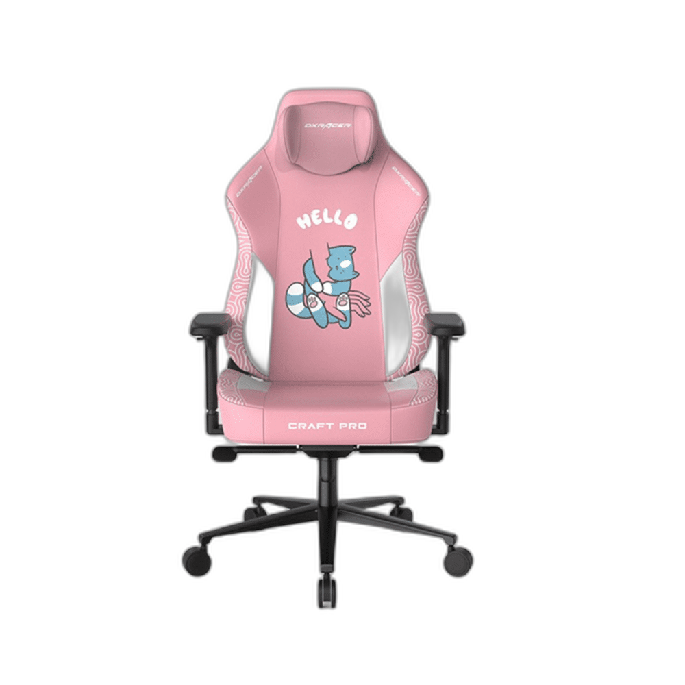 DXRacer Craft Pro Hello Cat Ergonomic Gaming Chair - Pink