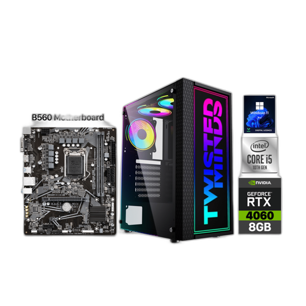 RTX 4060 Gaming PC, i5-10400F