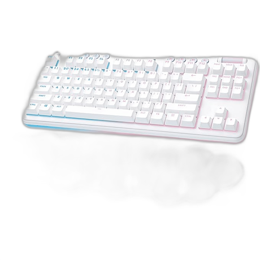 Logitech G715 TKL Wireless Mechanical Gaming Keyboard, White Mist