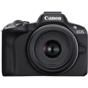 CANON EOS R50 Mirrorless Camera with RF-S 18-45mm Lens