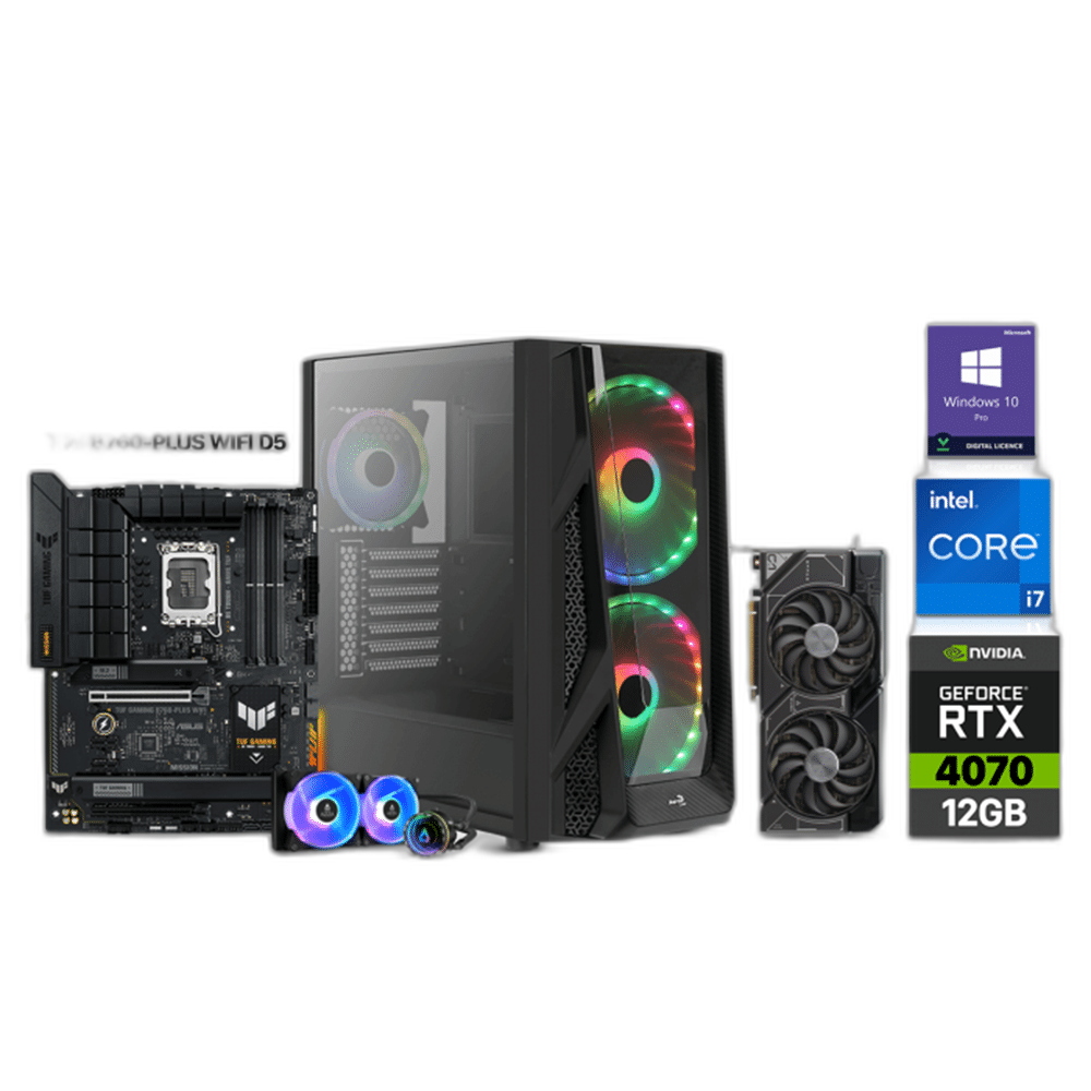 RTX 4070 Gaming PC, i7-13700F