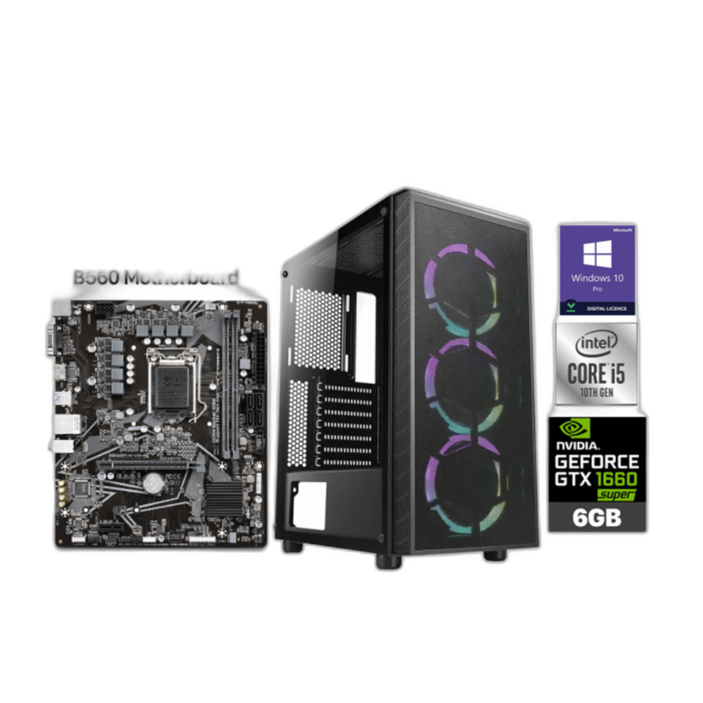 GTX 1660 SUPER Gaming PC, i5-10400F