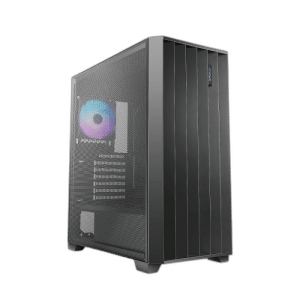 AZZA Legionaire ATX Mid Tower Gaming Case with 4 ARGB Fans - Black