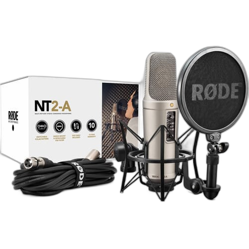 RODE NT2-A Large-Diaphragm Studio Microphone, XLR