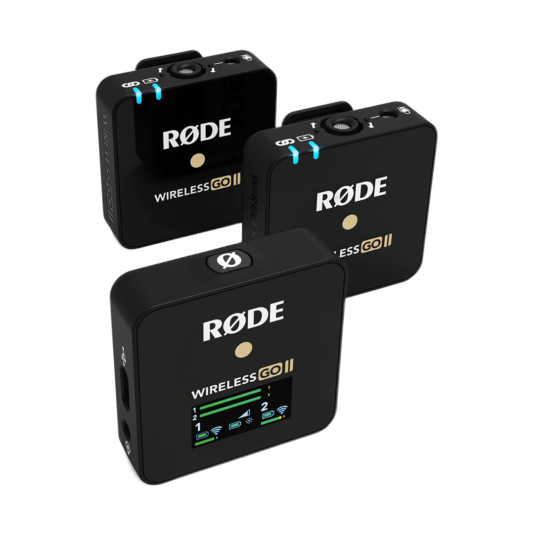 RØDE Wireless GO II 2-Person Digital Wireless Microphone, USB-C and XLR