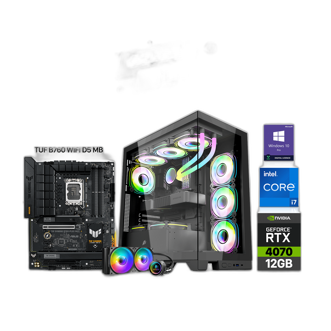 RTX 4070 Gaming PC, i7-12700F