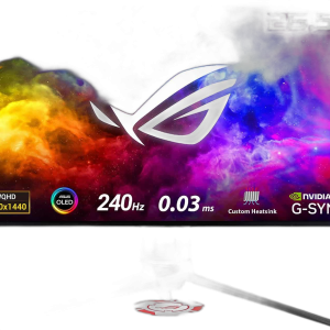 ASUS ROG Swift PG27AQDM 27 inch OLED QHD 240Hz Gaming Monitor