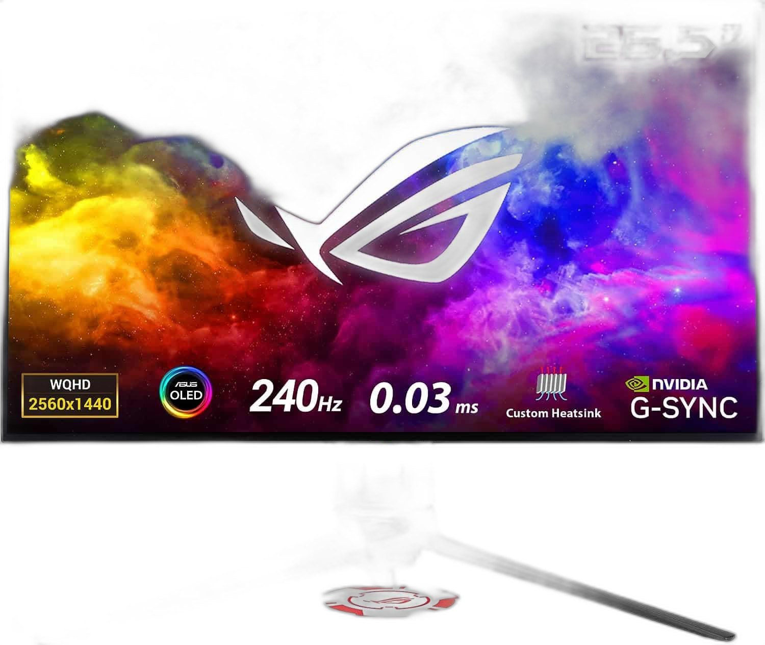 ASUS ROG Swift PG27AQDM 27 inch OLED QHD 240Hz Gaming Monitor