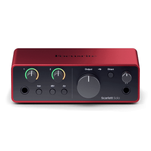 Focusrite Scarlett Solo 4th Gen USB Audio Interface