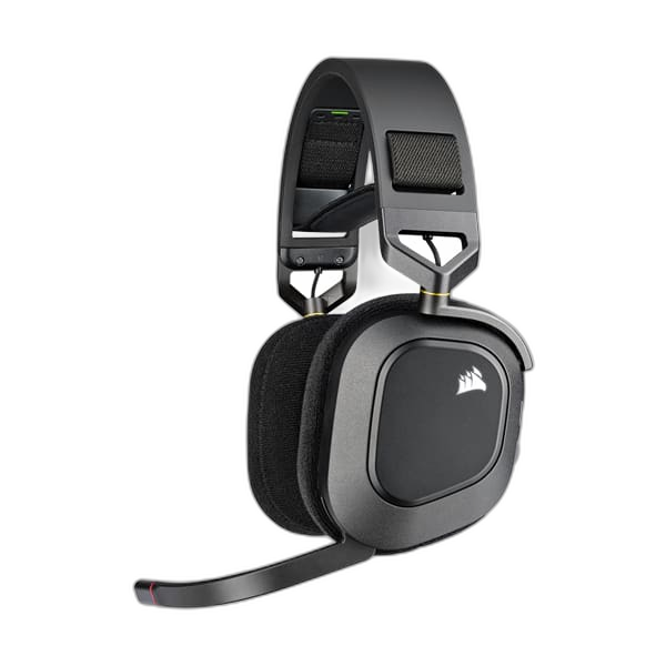 CORSAIR HS80 RGB Wireless Gaming Headset with Spatial Audio