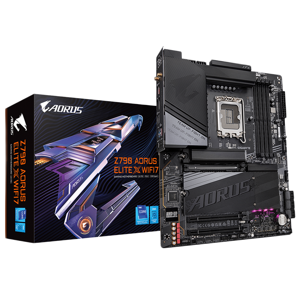 GIGABYTE AORUS Z790 ELITE X WIFI-7 DDR5 ATX Motherboard - Black