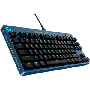 Logitech G Pro League Of Legends Tenkeyless Keyboard, Black/Blue