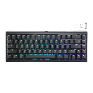 Ducky ProjectD Tinker 65 Blue Switch Hot-Swap Wired Mechanical Keyboard, Classic Black