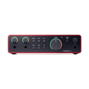 Focusrite Scarlett 2i2 4th Gen USB Audio Interface, 120dB Dynamic Range