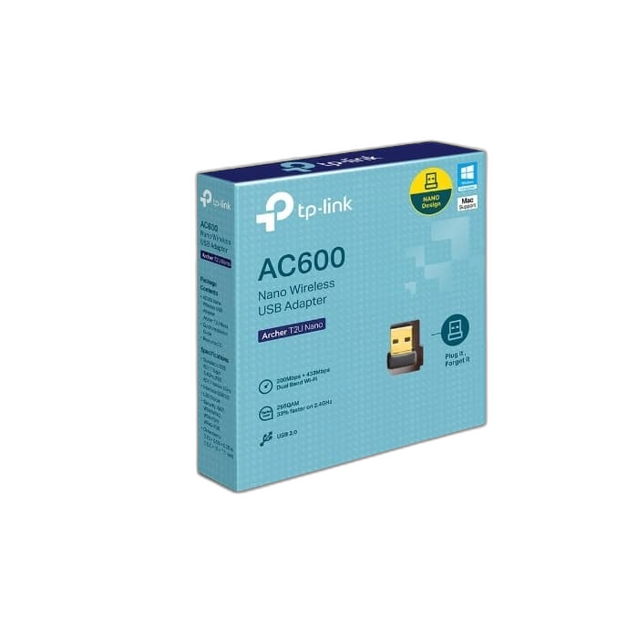TP-Link AC600 Nano Wireless USB Adapter, Dual-Band Connectivity