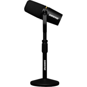 Shure MV7+ Podcast Kit with USB/XLR Microphone, Black