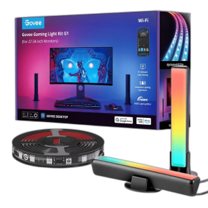 Govee H6608 RGBIC Monitor Backlight & Light Bar, Smart Sync Lighting