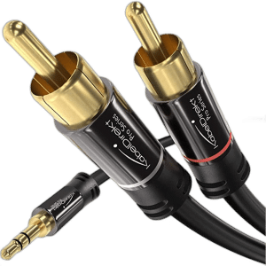 KabelDirekt 1m 3.5mm to RCA Adapter Cable