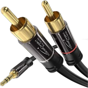 KabelDirekt 1m 3.5mm to RCA Adapter Cable