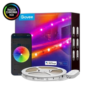 Govee RGBIC Wi-Fi + Bluetooth LED Strip Lights H619A, 5m