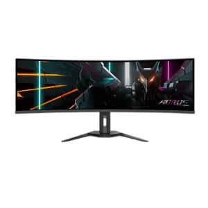 GIGABYTE AORUS CO49DQ 49 inch Dual QHD 144Hz QD-OLED Curved Gaming Monitor