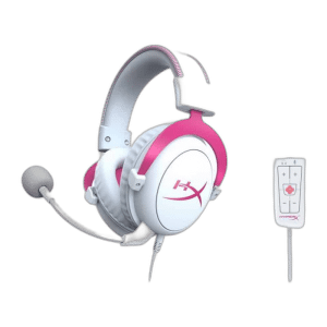 HyperX Cloud II Gaming Headset - White Pink