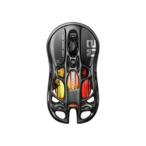 GravaStar Mercury M2 Stealth Black Wireless Gaming Mouse, 26000 DPI