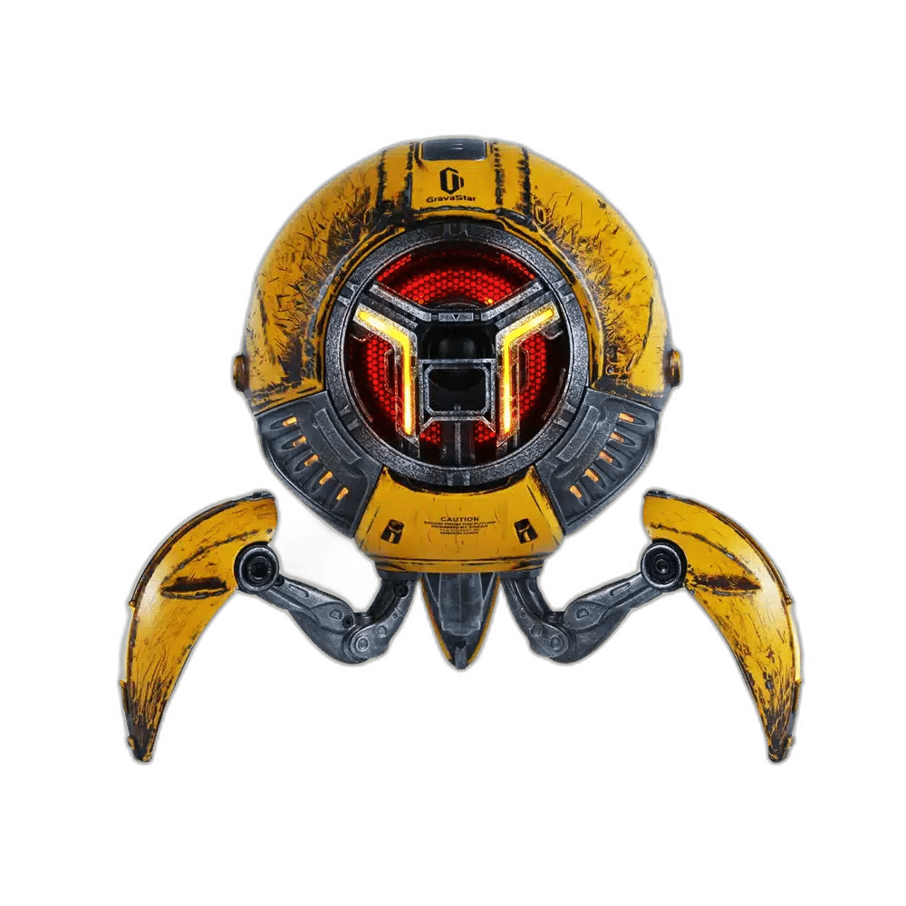 GravaStar Mars Pro Bluetooth 5.0 Speaker - War Damage Yellow