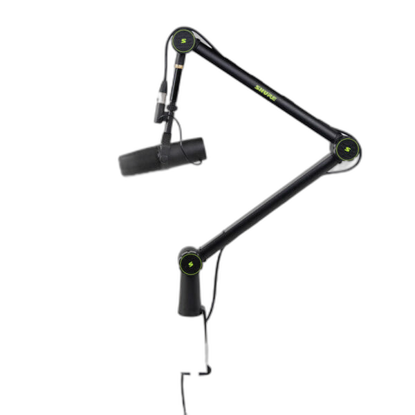 Shure Deluxe Articulating Desktop Microphone Boom Stand, 32.25” Reach