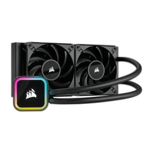 Corsair iCUE H100i RGB ELITE Liquid CPU Cooler - Black