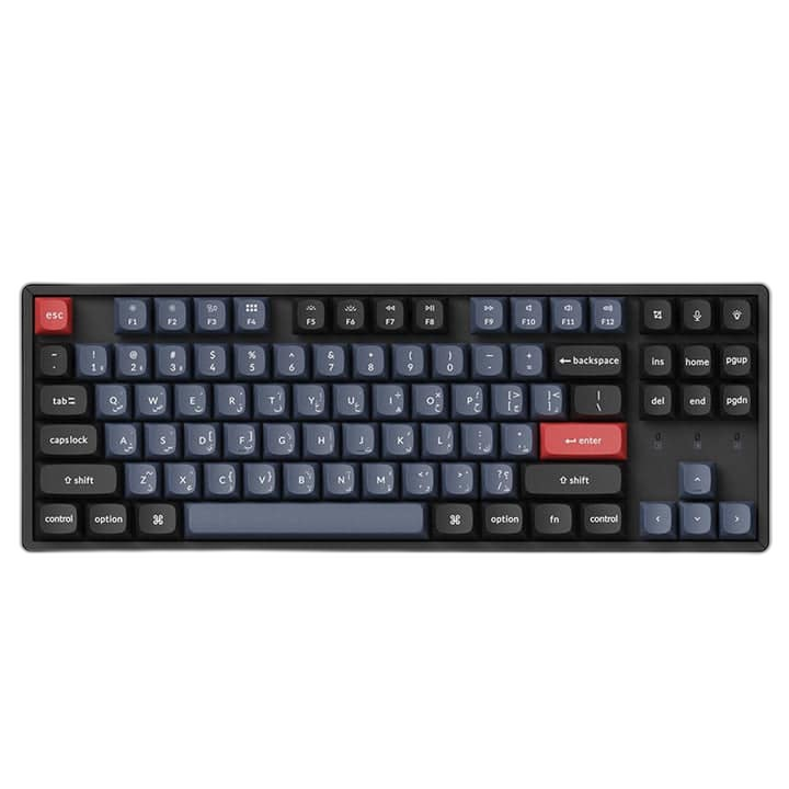 Keychron K8 Pro TKL 80% RGB Backlight Wireless Keyboard, Red Switch