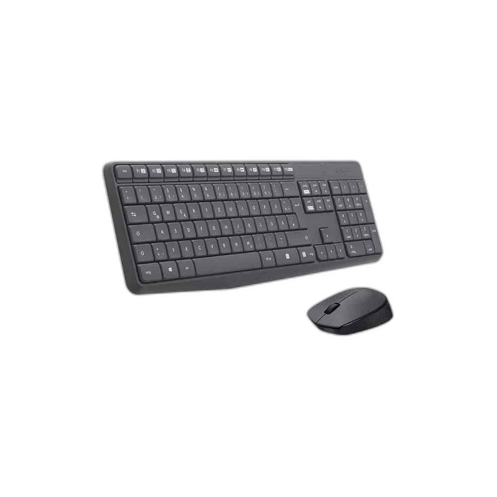Logitech MK220 Wireless Keyboard & Mouse Combo, Arabic/English