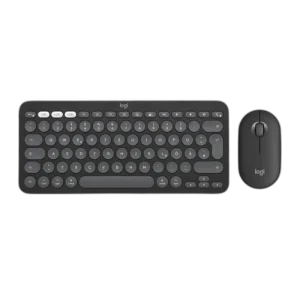 Logitech Pebble 2 Wireless Keyboard and Mouse Combo, Graphite