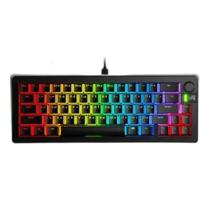 Glorious GMMK 3 65% Prebuilt Wired Gaming Keyboard, Black