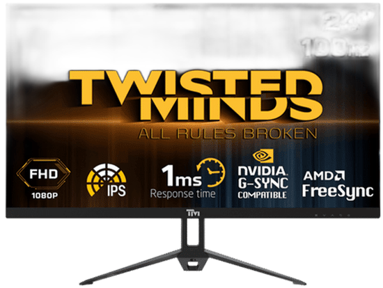 Twisted Minds 24 inch FHD 100Hz IPS Gaming Monitor