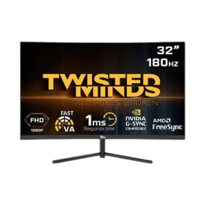 Twisted Minds 32 inch FHD 180Hz Curved Gaming Monitor