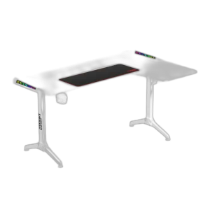 Twisted Minds WARRIOR L-Shaped RGB Gaming Desk Right White 160*100*75cm