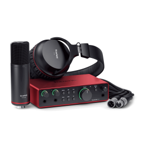 Focusrite Scarlett 2i2 Studio 4th Gen Bundle, Professional Recording Essentials