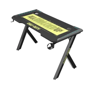 CALL OF DUTY x GAMEON RGB Flowing Light Gaming Desk, Includes Mouse Pad