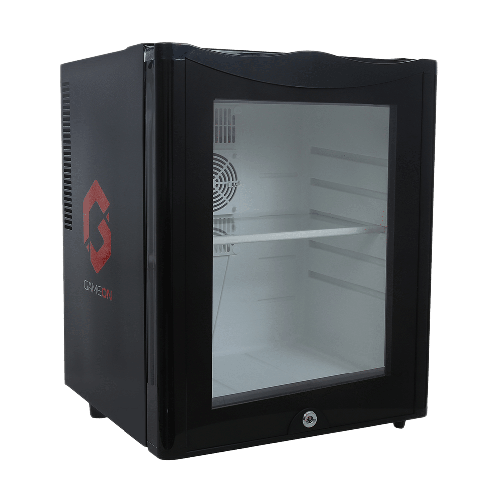 GAMEON Frostbite Mini Gaming Fridge, 23L Capacity & Glass Door
