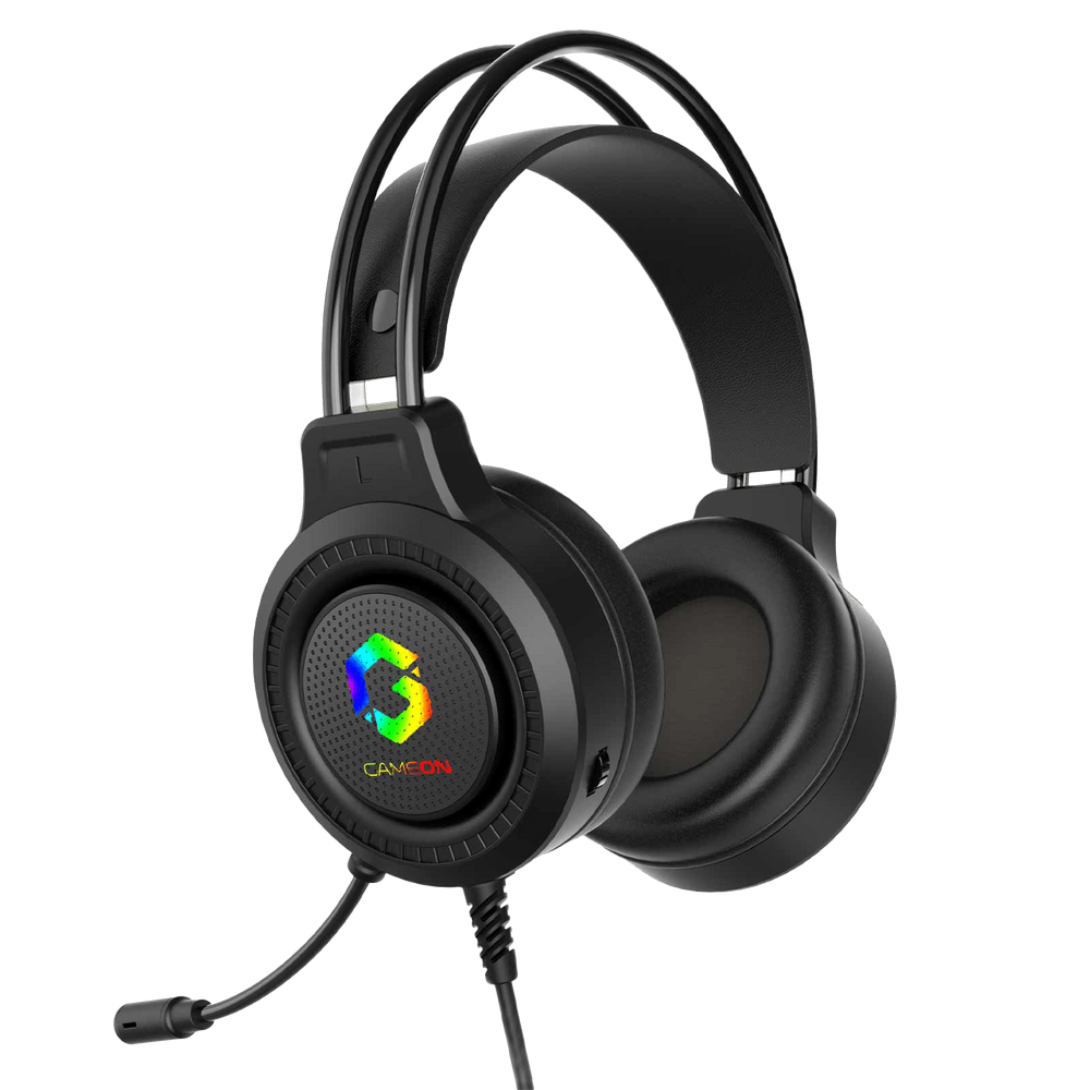GAMEON GOT101 Shadowfire RGB Gaming Headset, Black Color