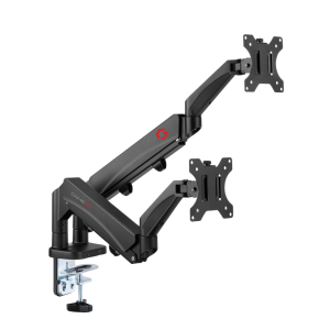 Gameon GO-5350 17-32 Inch Dual Monitor Arm - Black