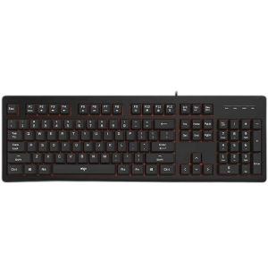 Dark Flash V600 Luminous Edition Wired Keyboard, Black