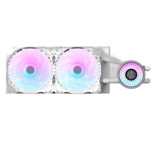 Dark Flash Nebula DN240 240mm ARGB Liquid CPU Cooler, White