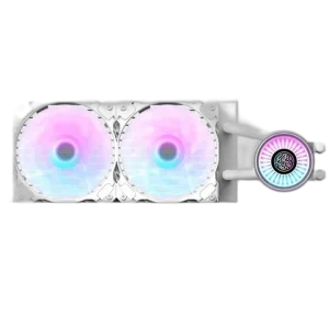 Dark Flash Nebula DN240 240mm ARGB Liquid CPU Cooler, White